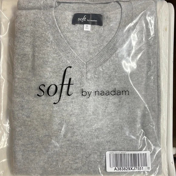 Women V-neck sweater from Naadam - “Soft Collection” 100% Mongolian cashmere