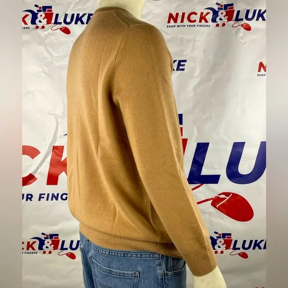 Camel crewneck menβs sweater by NAADAM - Soft Collection. π― cashmere π