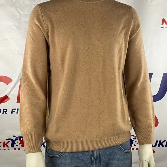 Camel crewneck menβs sweater by NAADAM - Soft Collection. π― cashmere π