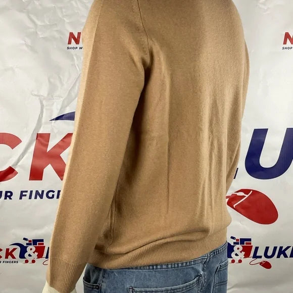 Camel crewneck menβs sweater by NAADAM - Soft Collection. π― cashmere π