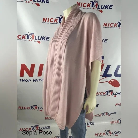Poncho style cardigan by NAADAM - Soft Collection. 💯 cashmere, shawl collar