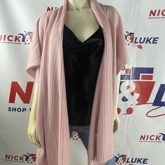 Poncho style cardigan by NAADAM - Soft Collection. 💯 cashmere, shawl collar
