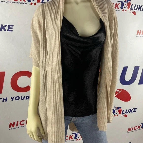 Cardigan style poncho with shawl collar by NAADAM - Soft Collection