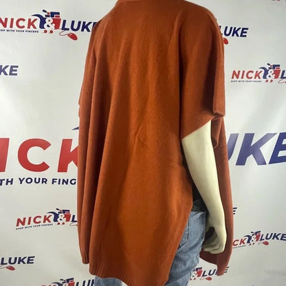 Naadam 100% Cashmere Poncho Style Cardigan