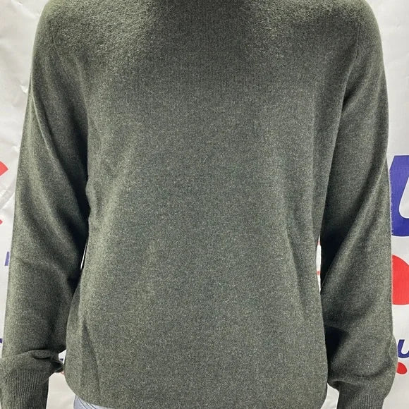 Men’s Heather Olive crewneck sweater by NAADAM - Soft Collection