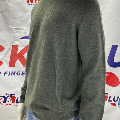 Men’s Heather Olive crewneck sweater by NAADAM - Soft Collection