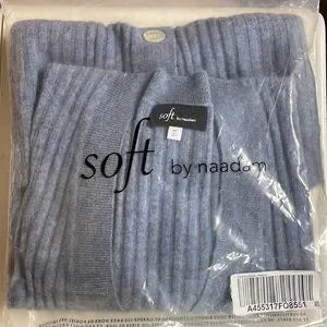 100% cashmere women’s sweater, button up style, by NAADAM “Soft Collection”